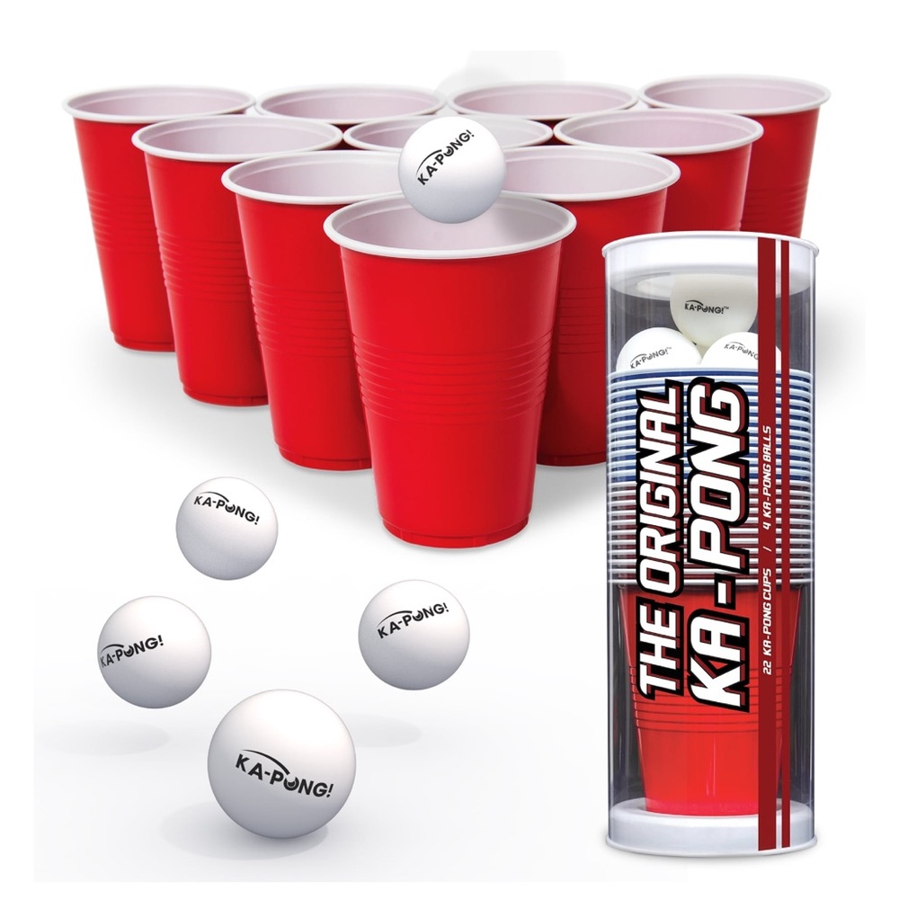 EastPoint Sports Ka-Pong Plastic Cup Party Game Set - 22 Cups/4 PingPong Balls